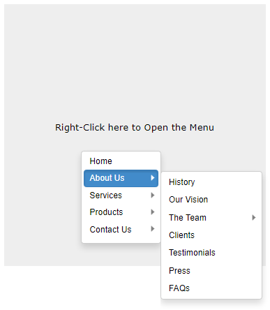 React Context Menu